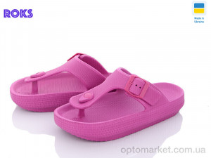 Шльопанці жіночі Dago 251 ягідний Dago рожевий  оптом от Optomarket