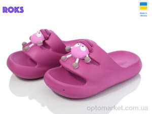 Шльопанці дитячі Dago 335 ягідний Dago рожевий  оптом от Optomarket