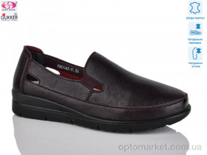 Туфлі жіночі DB0042-9 Gukkcr бордовий  оптом от Optomarket