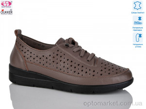 Туфлі жіночі DB0052-4 Gukkcr коричневий оптом от Optomarket