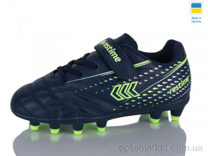 Футбольне взуття дитячі DDB26713-2 navy-green Restime синій  оптом от Optomarket