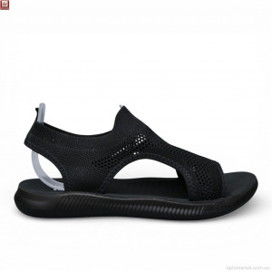 Босоніжки жіночі DF11-1 WSMR чорний оптом от Optomarket