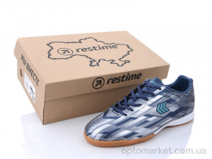 Футбольне взуття чоловічі DMB21419 navy-silver Restime синій  оптом от Optomarket