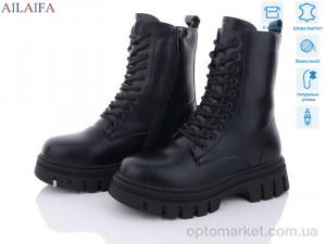 Черевики жіночі DQ330-1 Cailaste чорний оптом от Optomarket