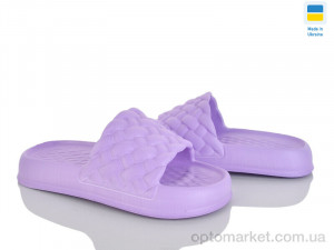 Шльопанці жіночі DS ПЖ49 бузок DS фіолетовий оптом от Optomarket