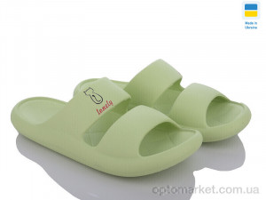 Шльопанці жіночі DS69 зелений Gipanis зелений  оптом от Optomarket