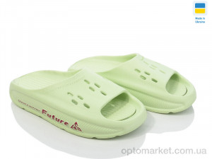 Шльопанці жіночі DS72 св.зелений Gipanis зелений  оптом от Optomarket