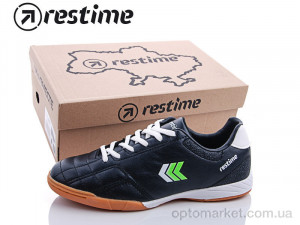 Футбольне взуття дитячі DWB19888 black-white-lime Restime чорний  оптом от Optomarket