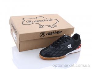 Футбольная обувь детские DWB21408 black-orange Restime черный  оптом от Optomarket
