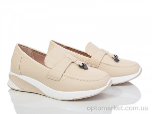Туфлі жіночі E128-3 Loretta бежевий  оптом от Optomarket