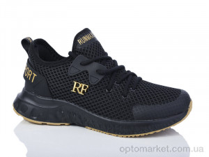 Кросівки жіночі E1400-22 Difeno чорний  оптом от Optomarket