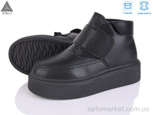 Черевики жіночі E170-1 шкіра Stilli чорний  оптом от Optomarket