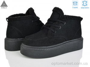 Черевики жіночі E190-4R шкіра піна Stilli чорний  оптом от Optomarket