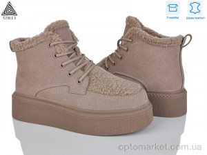 Черевики жіночі E210-4R шкіра піна Stilli коричневий  оптом от Optomarket