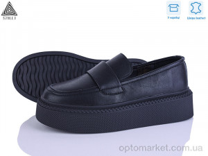 Туфлі жіночі E230-1 шкіра Stilli чорний  оптом от Optomarket