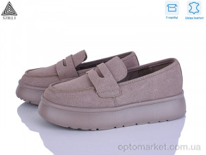 Туфлі жіночі E2590-3 шкіра піна Stilli бежевий  оптом от Optomarket