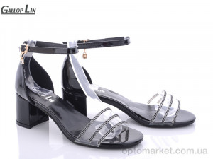 Босоніжки жіночі E279 Gallop Lin чорний  оптом от Optomarket