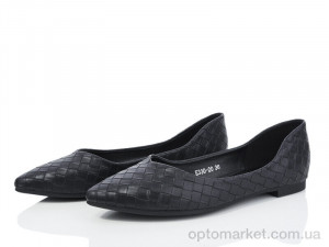 Балетки жіночі E330-20 Loretta чорний оптом от Optomarket