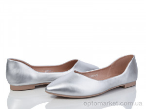 Балетки жіночі E330-9 Loretta срібний оптом от Optomarket