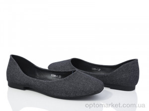 Балетки жіночі E338-1 Loretta сірий  оптом от Optomarket