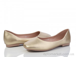 Балетки жіночі E338-9 Loretta золотий оптом от Optomarket