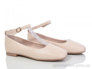 Туфлі жіночі E368-6 Loretta бежевий оптом от Optomarket