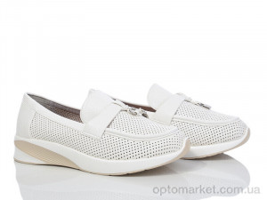Туфлі жіночі E500-6 Loretta білий  оптом от Optomarket