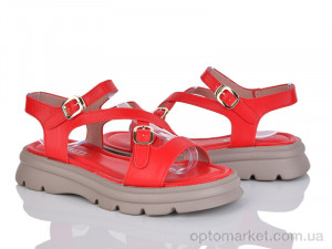 Босоніжки жіночі E538-5 Loretta червоний оптом от Optomarket