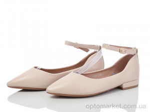 Туфлі жіночі E587-3 Loretta бежевий  оптом от Optomarket