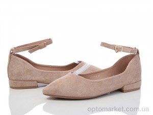 Туфлі жіночі E587-6 Loretta бежевий  оптом от Optomarket