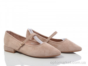 Туфлі жіночі E589-6 Loretta бежевий  оптом от Optomarket