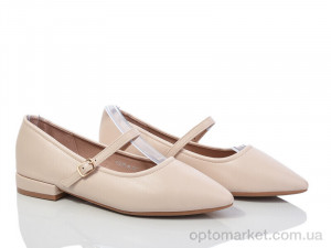 Туфлі жіночі E589-8 Loretta бежевий  оптом от Optomarket