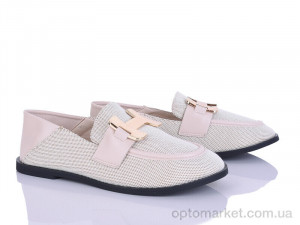 Туфлі жіночі E610-3 Loretta бежевий  оптом от Optomarket