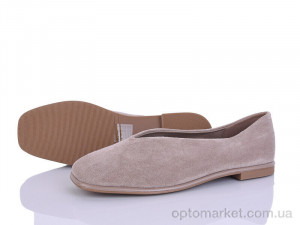 Балетки жіночі E613-5 Loretta бежевий  оптом от Optomarket