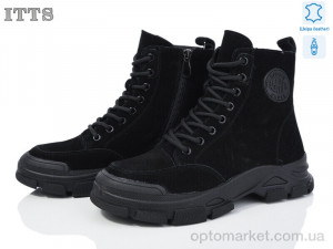 Черевики жіночі E706-1 ITTS чорний  оптом от Optomarket