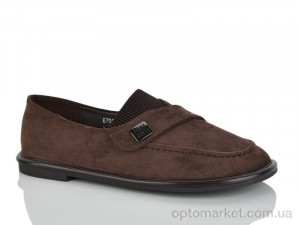 Туфлі жіночі E709-2 Loretta коричневий  оптом от Optomarket