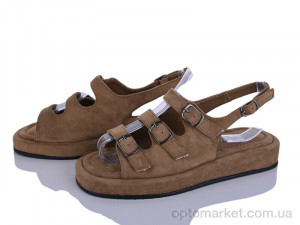 Босоніжки жіночі E718-3 Loretta коричневий оптом от Optomarket