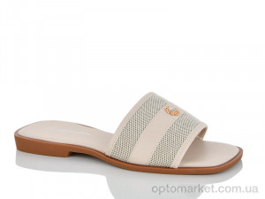 Шльопанці жіночі E740-6 Loretta бежевий оптом от Optomarket