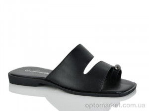 Шльопанці жіночі E741-1 Loretta чорний оптом от Optomarket