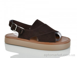 Босоніжки жіночі E743-2 Loretta коричневий оптом от Optomarket