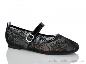 Балетки жіночі E771-1 Loretta чорний оптом от Optomarket