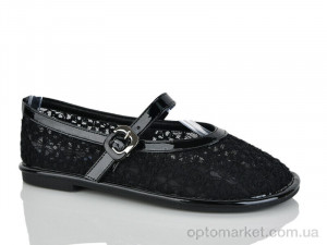 Балетки жіночі E772-1 Loretta чорний оптом от Optomarket