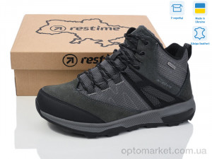 Черевики чоловічі EMZ24361 grey Restime сірий  оптом от Optomarket