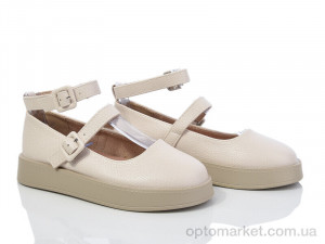 Туфлі дитячі EX398-5 Loretta бежевий  оптом от Optomarket