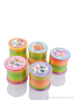 Іграшки F00190 mix Іграшка пружинка 12 шт/уп LOOK&BUY  оптом от Optomarket