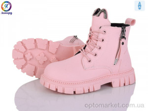 Черевики дитячі F01-12 Леопард рожевий  оптом от Optomarket