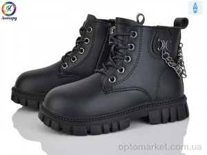 Черевики дитячі F04B-1 Леопард чорний  оптом от Optomarket