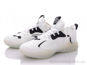 Кросівки чоловічі F055 бело-черный MKSE білий  оптом от Optomarket