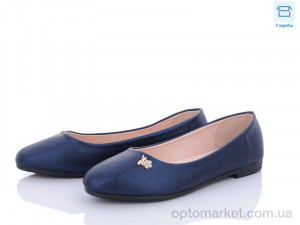 Балетки жіночі F1-6 Aba синій  оптом от Optomarket