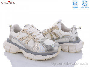 Кросівки жіночі F1055-1 на флисе Veagia білий  оптом от Optomarket